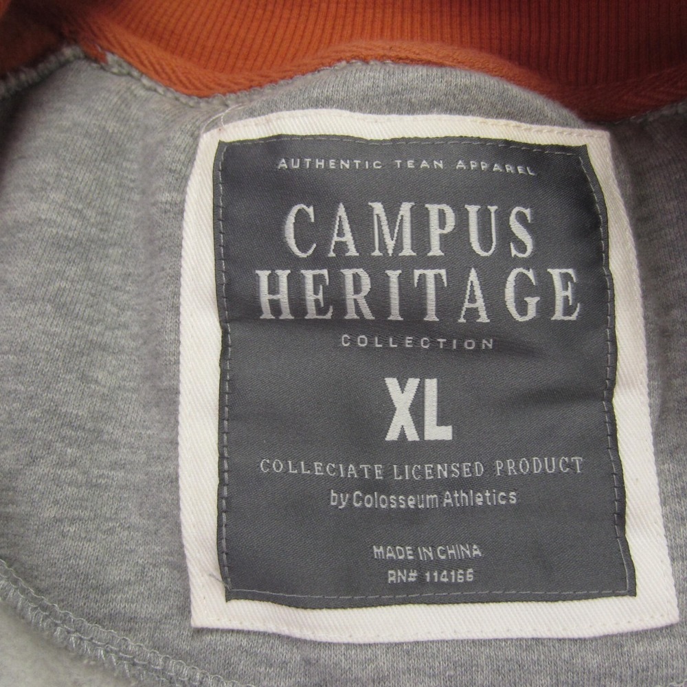 Texas Longhorns Jacket Womens XL Orange Full Zip Embroidered Campus Heritage‎ - Picture 8 of 14
